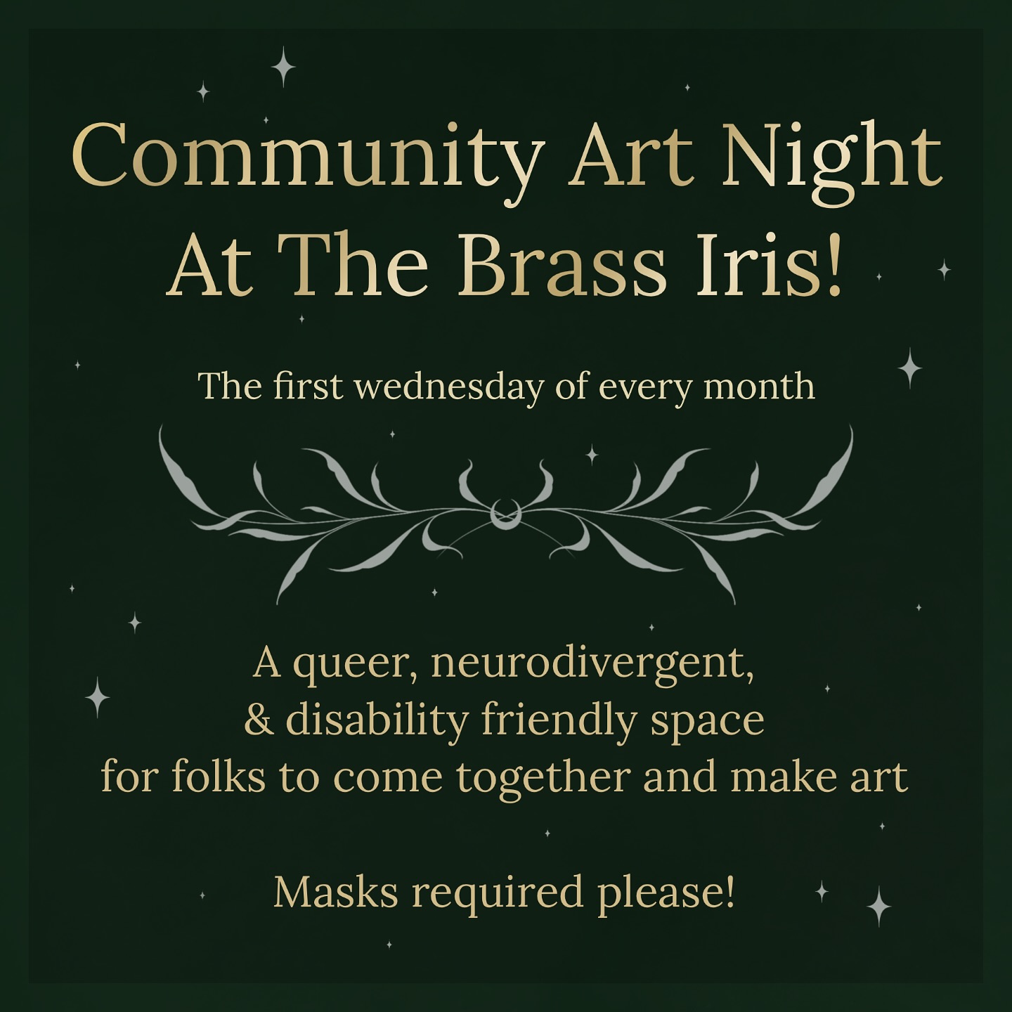 Community Art Night at The Brass Iris